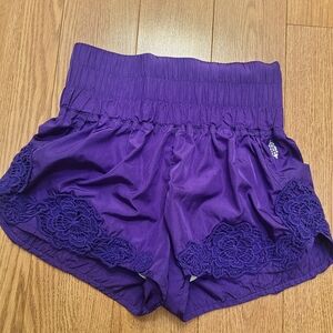 Free People Shorts with Lace Detail
